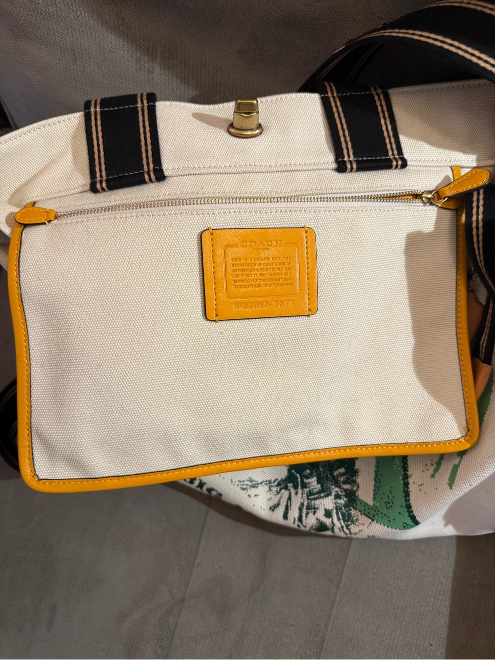 Camp Coach Canvas Tote 40 - Picture 4 of 14